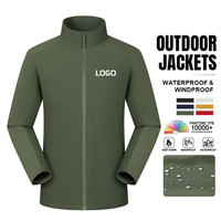 Chaquetas Impermeables de Alta Calidad para Hombre, Chaquetas Cortavientos Delgadas de Otoño Unisex con Logotipo Personalizado, Chaquetas de Exterior al por Mayor