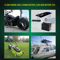 Chargeur de batterie intelligent BYGD F3500 3.5A 6V/12V avec fonction de réparation et maintien automatique pour voiture, moto, bateau, tondeuse à gazon, caméra