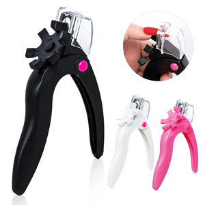 Nailfor Acrylic Nails U Word False Tips <b>Edge</b> <b>Cutter</b> Trimmer Triple Cut with Measure Dial Manicure Scissors Tools Tools - Product Image 1