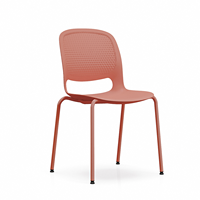 Chaises de salle à manger en plastique minimalistes, légères, empilables, durables, en PP, respectueuses de l'environnement, directement de l'usine. Pour la maison et les restaurants