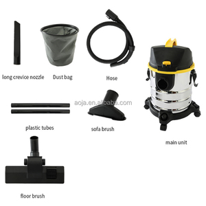 Aspirateur à bidon de grande capacité 20L, aspiration puissante 900W, 14Kpa, câble de 4,5 m avec 2 tubes en plastique pour la maison et le garage - Product Image 4