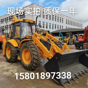 Retroexcavadora JCB 4CX con Motor Diésel, Color Amarillo, para Construcción e Ingeniería, Alta Potencia de Excavación - Product Image 2