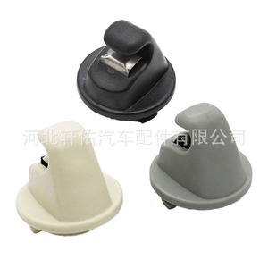 Volkswagen Sun Visor Hook <b>Bracket</b> Clips 5G0857561A Gray <b>Plastic</b> For Golf Tiguan Touran - Product Image 4