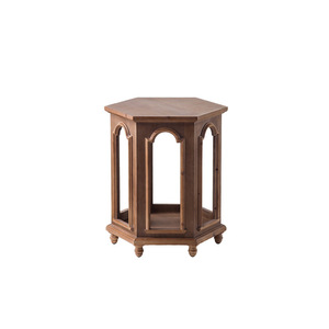 Yan Yujia Vintage Coffee <b>Table</b> <b>Walnut</b> Wood Storage Living Room Side <b>Table</b> - Product Image 5