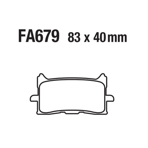 Plaquettes de frein à disque fritté à base de cuivre pour FA679 XADV 750 <span class=keywords><strong>CBR</strong></span> CRF 650 1000 <span class=keywords><strong>1100</strong></span> CB 125 300 650 - Product Image 4