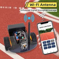 Keyestudio ESP32-CAM Coche Robótico de Monitoreo 2WD y 4WD con WiFi y Cámara, Coche Robótico Inteligente Programable con Video para Arduino y ESP32