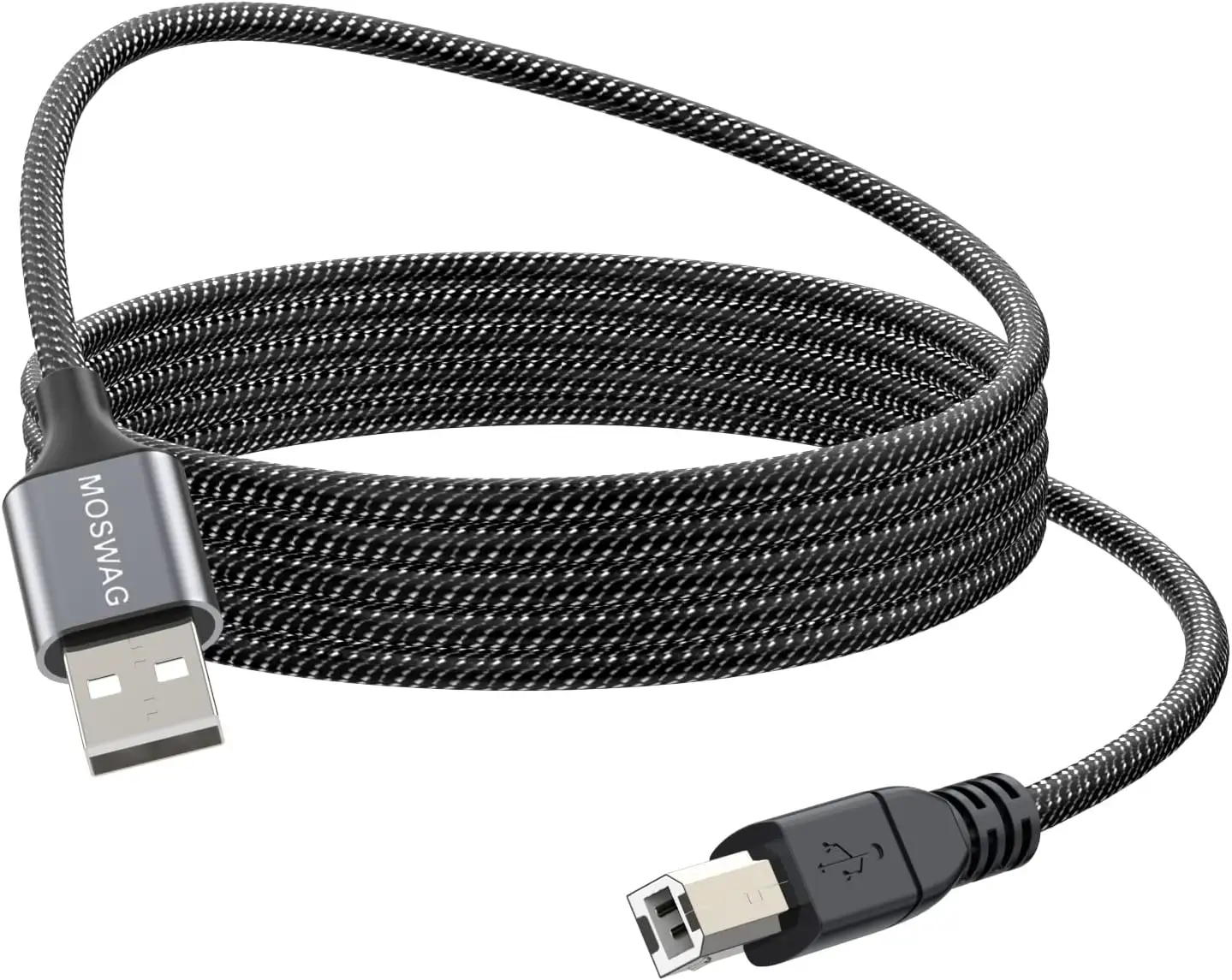 Câble d'imprimante Câble USB vers MIDI, câble USB MIDI Scanner de piano pour HP,Canon,Dell,Epson,Lexmark,Xerox,Brother,Samsung et plus encore