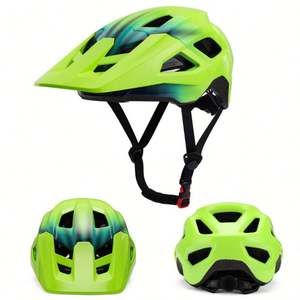 Casque de vélo à double visière pour adultes - Casque léger pour VTT et vélo de route avec protection EPS pour hommes et femmes - Product Image 4