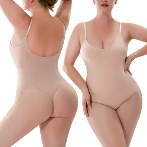 Wholesale Slimming Bodysuits Shapewear Tops Tummy Control Body Shaper for Women Spaghetti Strap Bodycon Jumpsu