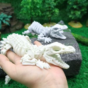 Juguete de Escritorio con Esqueleto de Lagarto Articulado A10, Impreso en 3D, Articulaciones Móviles, Alivio del Estrés, Decoración de Oficina, Juguete Antiestrés - Product Image 1