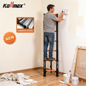 <span class=keywords><strong>Escalera</strong></span> Telescópica de Acero al Carbono Plegable de Alta Resistencia a Precio de Fábrica - Product Image 4