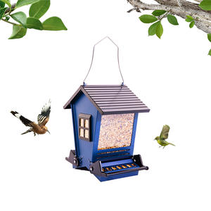Mangeoire à oiseaux automatique intelligente et élastique pour animaux de compagnie, en métal, pour la cour, le jardin, l'alimentation des oiseaux sauvages, nouvelle génération transfrontalière - Product Image 1