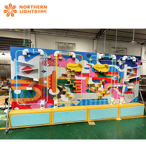 Mesa de Pared de Pelotas para Niños, Equipo de Museo de Ciencias para Niños, Equipo de Juegos Interior, Juguetes de Tubos de PVC de Plástico para Parques <span class=keywords><strong>Infantiles</strong></span> - Product Image 2