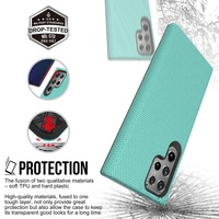 Coque en triangle rigide robuste à double couche pour Samsung Galaxy A22 4G A32 5G A52 A72 S21 Plus Note 20 Ultra Shockproof Cover