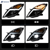 Ensemble de phares LED pour Chevrolet Spark Spark GT 2008-2018, lentille de projecteur, clignotant, faisceau de route, lampe avant