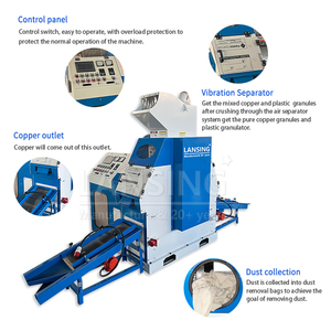 Separador automático de máquina granuladora de corte de alambre de <span class=keywords><strong>cobre</strong></span> con 4 opciones de idioma, <span class=keywords><strong>cobre</strong></span> de aluminio de Cable Reciclado De <span class=keywords><strong>Cobre</strong></span> - Product Image 4