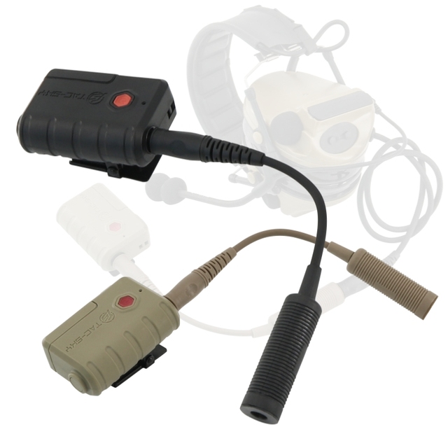 TS TAC-SKY Tactical Accessory Bluetooth PTT Adapter for Tactical Electronics Ear Protection Shooting Headset
