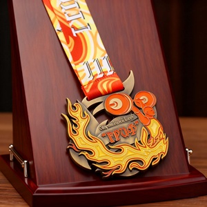 Médaille en laiton émaillée 3D créative, médaille personnalisée sur mesure, médaille de musculation en alliage de zinc de haute qualité - Product Image 3