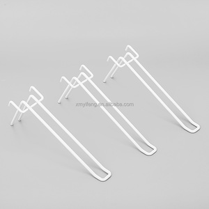 Thiết kế chuyên nghiệp mới mạ crôm <span class=keywords><strong>4</strong></span> 6 8 10 inch <span class=keywords><strong>slatwall</strong></span> kim loại G móc siêu thị hiển thị thép G Móc - Product Image 2