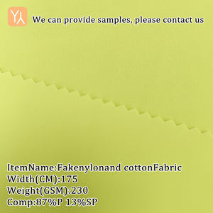 Fabrika doğrudan satış 87% T 13% SP 175CM 230GSM elastik ve nefes sahte naylon ve pamuklu kumaş Polo GÖMLEK kumaş - Product Image 3