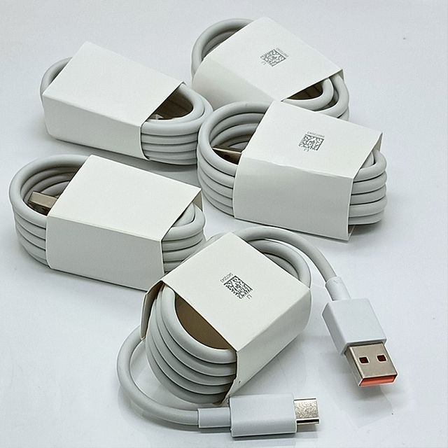 Wholesale 120W Charger Cable USB Type C 6A Cable for Xiaomi Civi 11T Pro Redmi Note 12 Pro+ Black Shark 4SPro 67W
