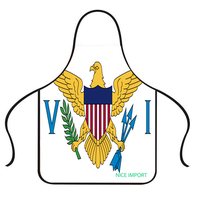 Tablier avec drapeau de Sainte-Kitts-et-Névis pour hommes et femmes, idéal pour la cuisine à domicile, la restauration, les chefs, les grillades, les bistrots, la pâtisserie et le barbecue