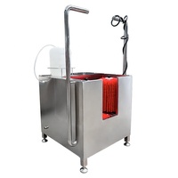 Machine de nettoyage de bottes industrielle en acier inoxydable 304, petite brosseuse de bottes pour l'industrie agroalimentaire, la viande et les fruits de mer