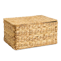 Cesto de Rattan Artesanal Certificado LFGB Estilo Designer para Decoração de Casa, Cesto de Armazenamento de Bambu com Tolerância de ±1mm, Atacado