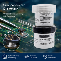 Kit d'époxy conducteur bicomposant EPO-TEK H20E à base d'argent, 1 oz, pour le collage de puces et la microélectronique