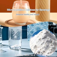 Celulosa Microcristalina de Grado Alimenticio para Bebidas como Espesante y para Mejorar la Estabilidad y Textura