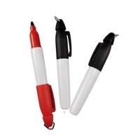 Ensemble de stylos marqueurs permanents mini Sharpie noirs personnalisés de haute qualité, pointe fine, encre à base d'huile