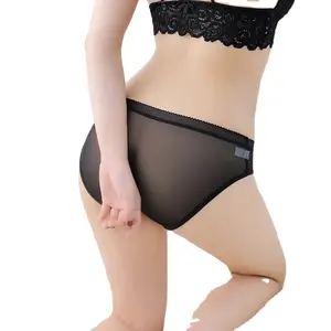 Sexy women's panties Comfortable low rise sexy transparent panties