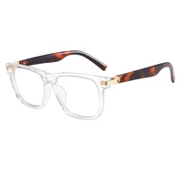 2258 Nuevas Gafas Ópticas de Montura Cuadrada Vintage, Montura Completa, de Alta Gama, Moda Sencilla, Anti Luz Azul, para Hombre, Venta al Por Mayor