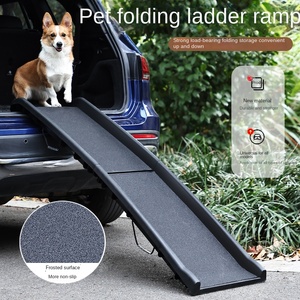 <span class=keywords><strong>Escalera</strong></span> asistida para mascotas de plástico plegable portátil para subir y bajar de <span class=keywords><strong>Amazon</strong></span> Dog Climbing al por mayor para viajar - Product Image 2