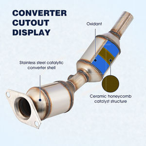 Convertisseur catalytique à trois voies, remplacement direct pour Toyota Prius 1.8L 2010-2015, ensemble de système d'échappement en acier inoxydable - Product Image 2