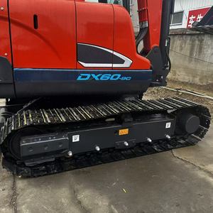Mini pelle sur pneus Doosan Dx60 d'origine japonaise / Nouveau prix bas, vente chaude, pelle sur pneus multifonctionnelle Dx60 - Product Image 5