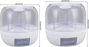 Airtight PP+PET Food <b>Storage</b> <b>Container</b> 360 Degree Grain Dispenser 3-6L Capacity <b>Kitchen</b> Use - Product Image 5