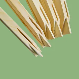 Estruturas de barra de maca em tela emolduradas em branco, moldura de madeira elástica de linho para 20x15 cm
