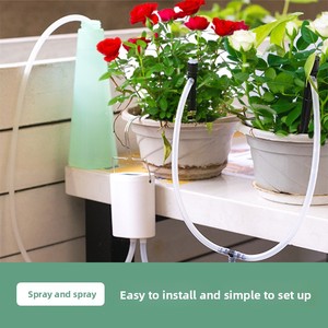 Kit <span class=keywords><strong>d</strong></span>'arrosage automatique numérique intelligent pour la gestion des plantes en pot de <span class=keywords><strong>jardin</strong></span> domestique et des plantes de balcon, alimentation USB, en plastique - Product Image 4