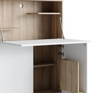 Factory Direct Portable Modern <span class=keywords><strong>Slim</strong></span> Multifunktion aler Holzklapp-Sekretär für Jugendliche - Product Image 3