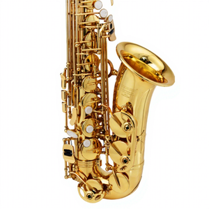 Saxofón Alto, Clave Eb, F, Directo de Fábrica #    Instrumento Musical de Viento con Acabado en Laca Dorada - Product Image 5