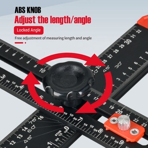 Règle <span class=keywords><strong>de</strong></span> positionnement en T réglable en aluminium <span class=keywords><strong>de</strong></span> 24 pouces pour le <span class=keywords><strong>perçage</strong></span> DIY, <span class=keywords><strong>gabarit</strong></span> <span class=keywords><strong>de</strong></span> <span class=keywords><strong>perçage</strong></span> pour tiroirs et portes d'armoires OEM ODM - Product Image 5