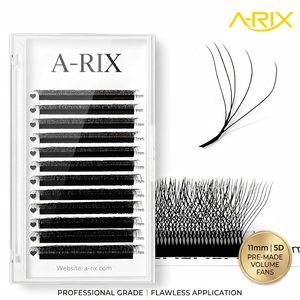 ขนตาปลอม A-RIX 5D รูปทรง W แบบเพิ่มวอลลุ่ม ขนตาเนื้อนุ่มแบบด้าน สีดำ Clover Lashes ระดับพรีเมียม ให้ลุคหนาแน่นทันใจแบบมืออาชีพ - Product Image 6