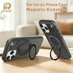 Funda con Soporte y Textura 3D Premium, Magnética, Antigolpes, Delgada, con Agarre Fuerte para <span class=keywords><strong>iPhone</strong></span> 17 16 15 <span class=keywords><strong>Pro</strong></span> <span class=keywords><strong>Max</strong></span> - Product Image 1