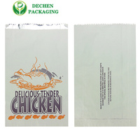Sacs en papier kraft résistants à la graisse pour l'emballage de poulet rôti ou grillé