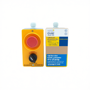 Boîte d'inspection de puits d'ascenseur avec bouton d'arrêt d'urgence, pièces universelles en métal et plastique pour ascenseurs - Product Image 1