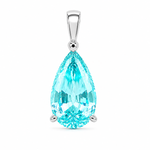 Joyería UM, Plata 925, Chapado en Oro de 18K, Zirconia Cultivada, Colgante de Compromiso para Uso Diario, Bodas, Fiestas, Aniversarios - Product Image 5