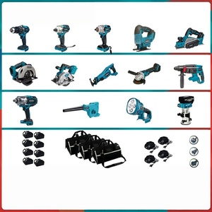 Perceuse électrique, marteau, sèche-cheveux, scie sauteuse, clé à molette, raboteuse, scie courbe, coupe-bordure, scie électrique – ensemble de 29 pièces - Product Image 2