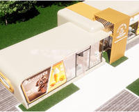 Nouvelle conception de maison miniature de luxe préfabriquée, moderne, mobile, type Apple Cabin, maison préfabriquée portable, conteneur extérieur, capsule spatiale