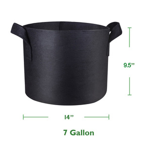Pot en tissu feutre de 1/3 / 5 / 7 / 10 / 15 / 20 / 25 / 45 / 60 gallons pour <span class=keywords><strong>arbres</strong></span> ou fleurs - Product Image 4